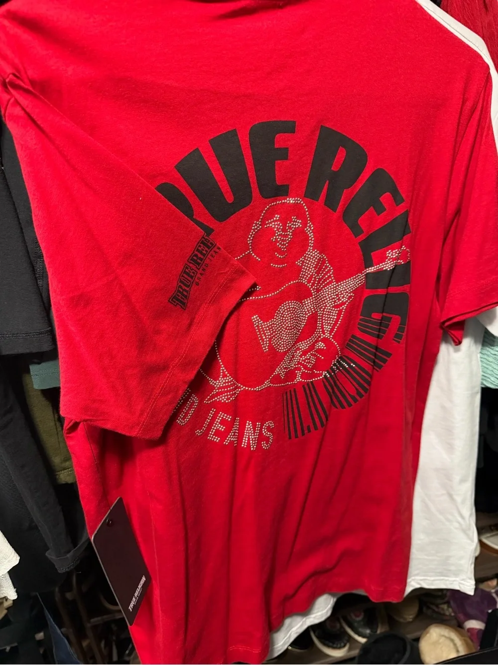 True Religion bold red